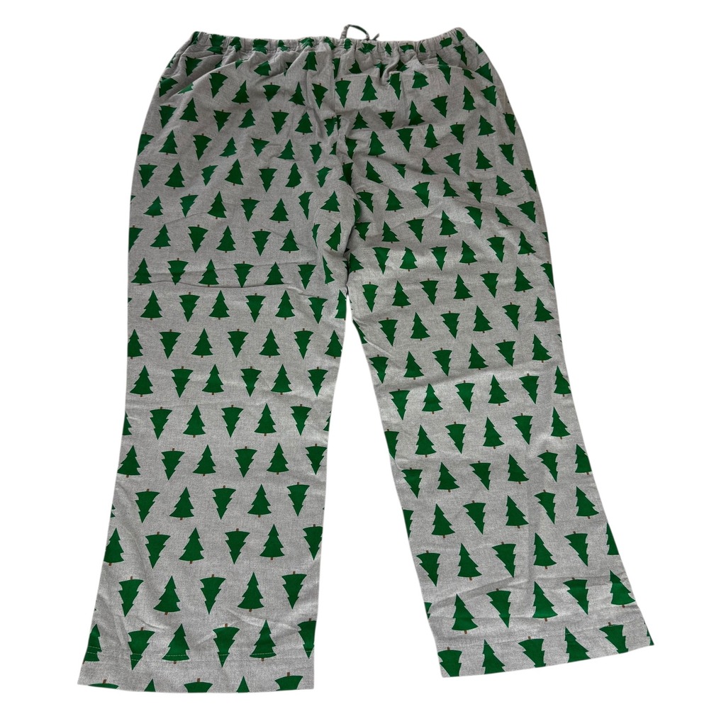 Hanna Andersson XXL Christmas Tree Print Pajama Pants Loungewear Holiday Unisex - Picture 3 of 9